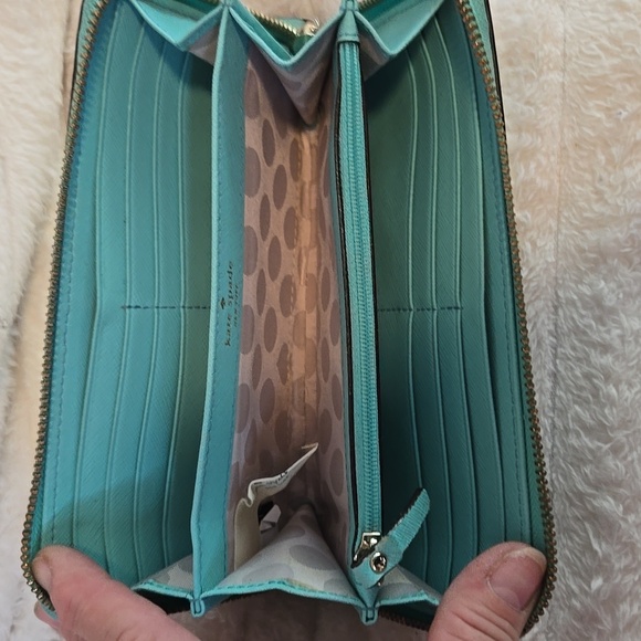 Kate Spade Aqua Blue Wallet - Picture 7 of 7
